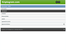 Tablet Screenshot of kriptogram.com